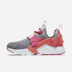 Sneakers Nike Air Huarache City Low Grise 2189-036 Atmosphere Grey/Hot Punch/White/Hot Punch Femme | NLR-14344904